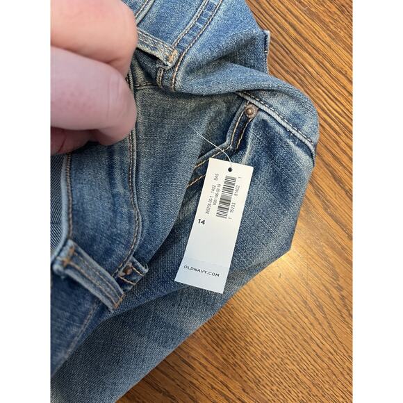Old Navy Women's Light Denim Original Boot-Cut Jeans Size 14 Mid Rise W Tags New - Picture 4 of 8